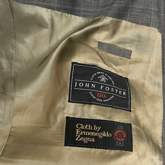 💫VINTAGE Hugo Boss Al Capone Catania 100% Virgin Wool Checked Men’s Suit - Picture 6 of 15